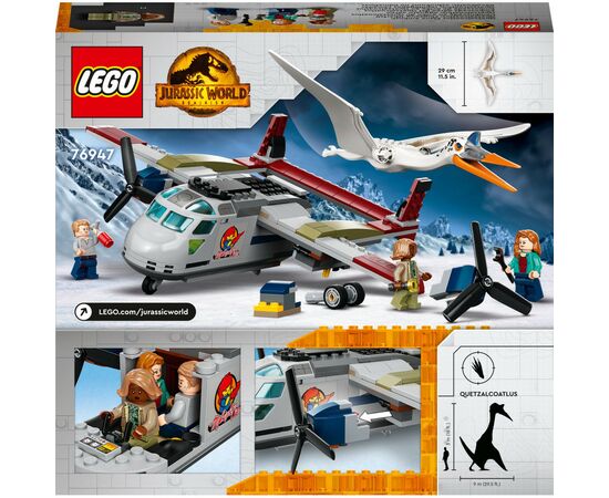 Конструктор LEGO Jurassic World Нападение кетцалькоатля на самолет 306 деталей (76947), изображение 10 Конструктор LEGO Jurassic World Нападение кетцалькоатля на самолет 306 деталей (76947), изображение 10