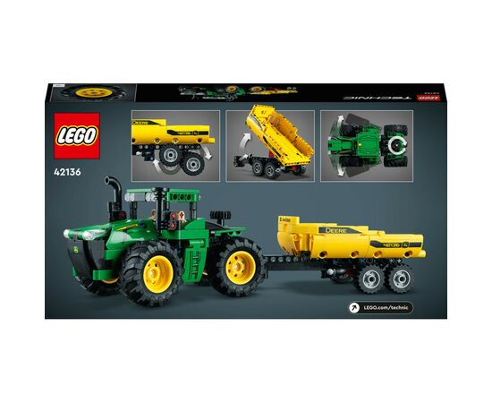 Конструктор LEGO Technic John Deere 9620R 4WD Tractor 390 деталей (42136), зображення 10 Конструктор LEGO Technic John Deere 9620R 4WD Tractor 390 деталей (42136), зображення 10