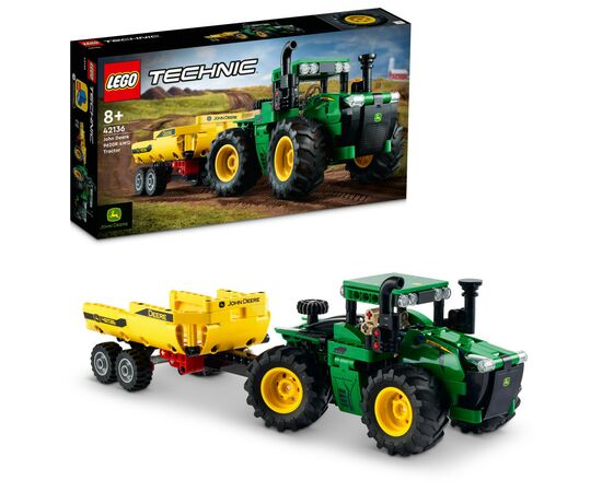 Конструктор LEGO Technic John Deere 9620R 4WD Tractor 390 деталей (42136), зображення 2 Конструктор LEGO Technic John Deere 9620R 4WD Tractor 390 деталей (42136), зображення 2