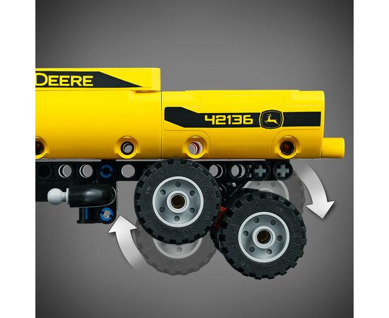 Конструктор LEGO Technic John Deere 9620R 4WD Tractor 390 деталей (42136), зображення 7 Конструктор LEGO Technic John Deere 9620R 4WD Tractor 390 деталей (42136), зображення 7