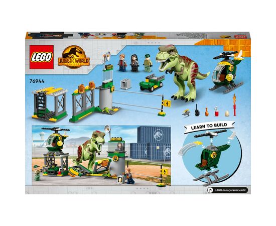 Конструктор LEGO Jurassic World Побег Тиранозавра 140 деталей (76944), изображение 10 Конструктор LEGO Jurassic World Побег Тиранозавра 140 деталей (76944), изображение 10