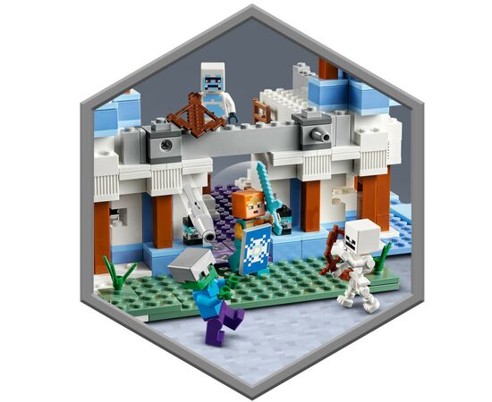 Конструктор LEGO Minecraft Ледяной замок 499 деталей (21186), изображение 7 Конструктор LEGO Minecraft Ледяной замок 499 деталей (21186), изображение 7