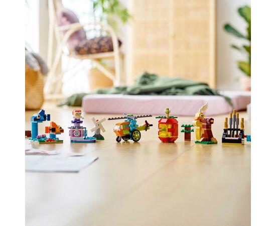 Конструктор LEGO Кубики й функції 500 деталей (11019), зображення 6 Конструктор LEGO Кубики й функції 500 деталей (11019), зображення 6