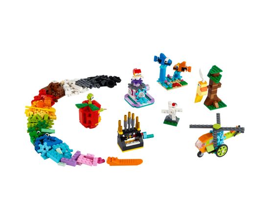 Конструктор LEGO Кубики й функції 500 деталей (11019), зображення 9 Конструктор LEGO Кубики й функції 500 деталей (11019), зображення 9