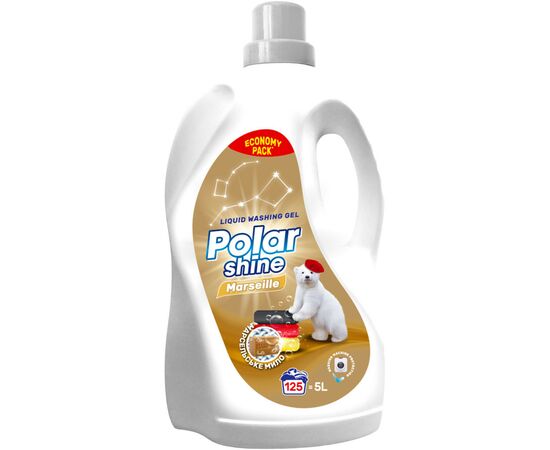 Гель для стирки Polar Shine Marseille Универсальный с добавлением марсельского мыла 5 л (4823069707439)