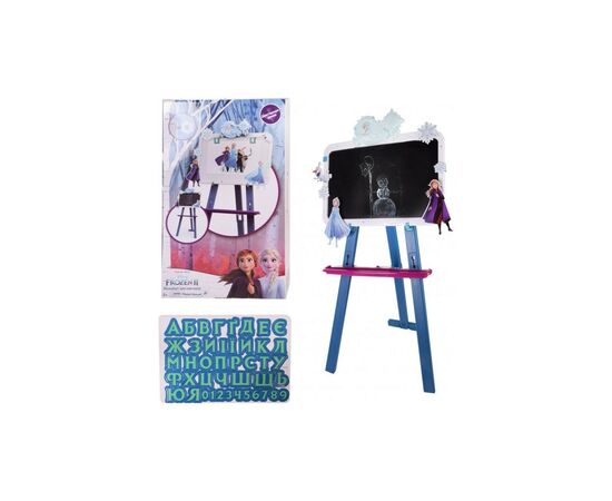 Набор для творчества A-Toys Мольберт для рисования Disney Frozen с магнитными буквами и цифрами (D-3701), изображение 6 Набор для творчества A-Toys Мольберт для рисования Disney Frozen с магнитными буквами и цифрами (D-3701), изображение 6