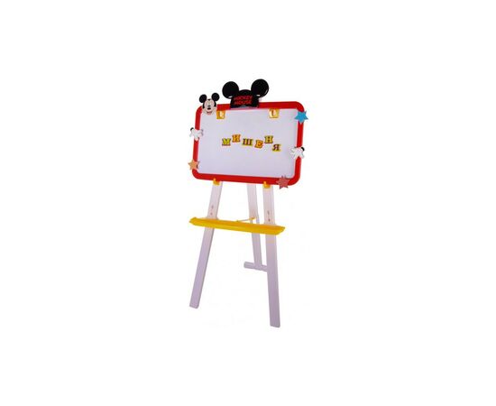Набор для творчества A-Toys Мольберт для рисования Disney Mickey Mouse с магнитными буквами и цифрами (D-3702), изображение 2 Набор для творчества A-Toys Мольберт для рисования Disney Mickey Mouse с магнитными буквами и цифрами (D-3702), изображение 2