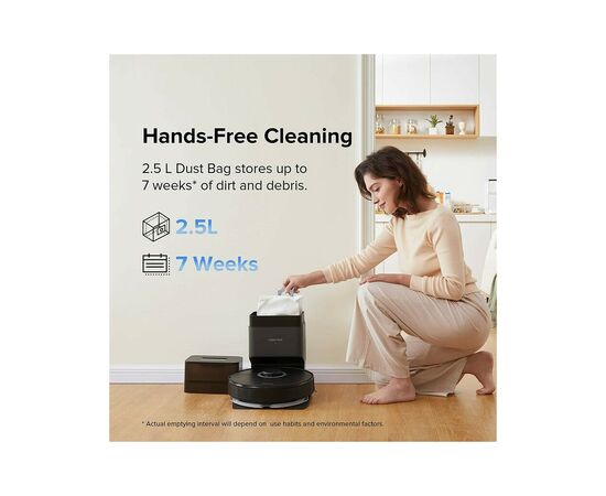 Пылесос Xiaomi RoboRock Vacuum Cleaner Q7 Max+ Black (Q7MP52-00), изображение 2 Пылесос Xiaomi RoboRock Vacuum Cleaner Q7 Max+ Black (Q7MP52-00), изображение 2