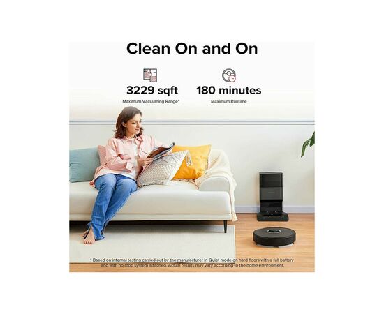 Пылесос Xiaomi RoboRock Vacuum Cleaner Q7 Max+ Black (Q7MP52-00), изображение 3 Пылесос Xiaomi RoboRock Vacuum Cleaner Q7 Max+ Black (Q7MP52-00), изображение 3