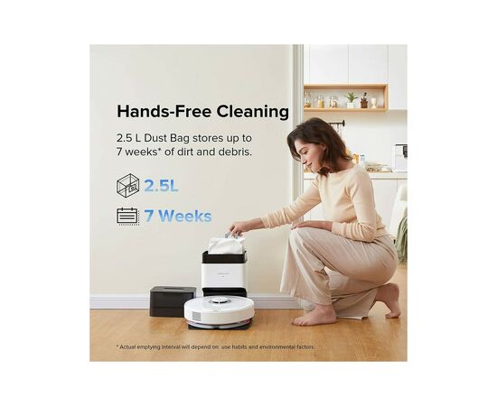 Пылесос Xiaomi RoboRock Vacuum Cleaner Q7 Max+ White (Q7MP02-00), изображение 2 Пылесос Xiaomi RoboRock Vacuum Cleaner Q7 Max+ White (Q7MP02-00), изображение 2