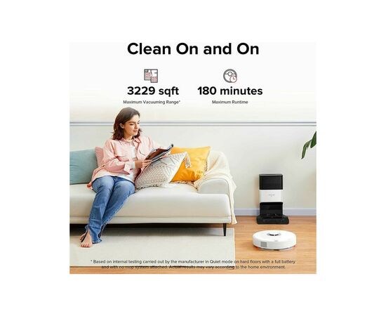 Пылесос Xiaomi RoboRock Vacuum Cleaner Q7 Max+ White (Q7MP02-00), изображение 3 Пылесос Xiaomi RoboRock Vacuum Cleaner Q7 Max+ White (Q7MP02-00), изображение 3