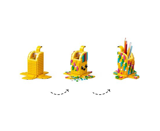 Конструктор LEGO DOTS "Банан". Підставка для ручок 438 деталей (41948), зображення 6 Конструктор LEGO DOTS "Банан". Підставка для ручок 438 деталей (41948), зображення 6