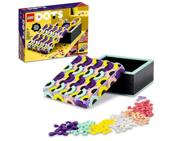 Конструктор LEGO DOTS Большая коробка 479 деталей (41960), изображение 2 Конструктор LEGO DOTS Большая коробка 479 деталей (41960), изображение 2