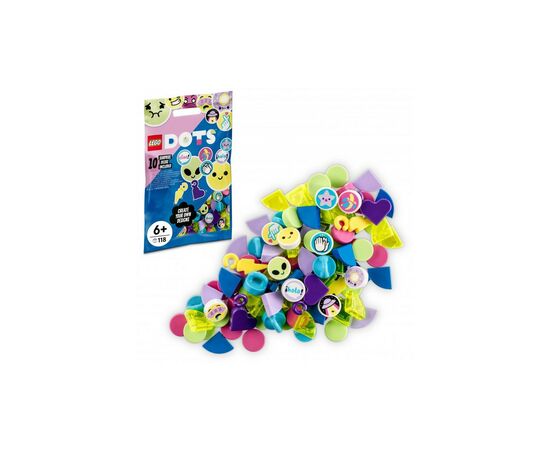 Конструктор LEGO DOTS Додаткові елементи DOTS — випуск 6, 118 деталей (41946), зображення 5 Конструктор LEGO DOTS Додаткові елементи DOTS — випуск 6, 118 деталей (41946), зображення 5