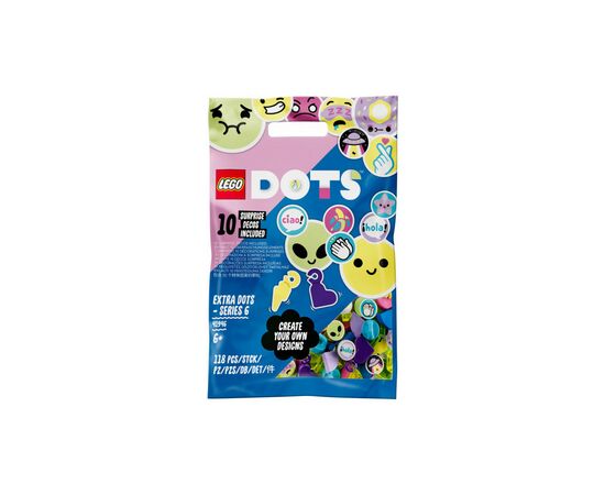 Конструктор LEGO DOTS Дополнительные элементы DOTS — выпуск 6, 118 деталей (41946)