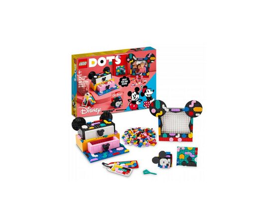 Конструктор LEGO DOTS Коробка «Снова в школу» из Микки и Минни Маусами 669 деталей (41964), изображение 2 Конструктор LEGO DOTS Коробка «Снова в школу» из Микки и Минни Маусами 669 деталей (41964), изображение 2