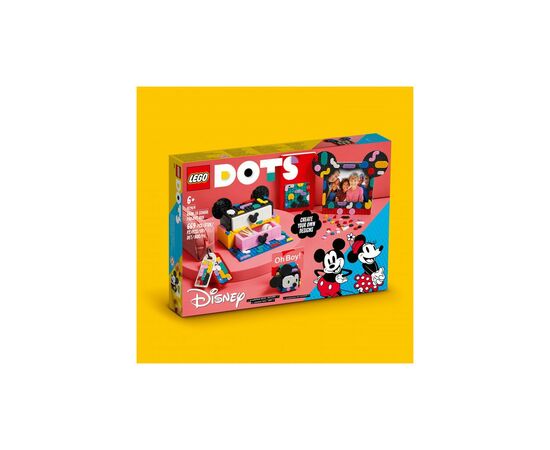 Конструктор LEGO DOTS Коробка «Снова в школу» из Микки и Минни Маусами 669 деталей (41964), изображение 7 Конструктор LEGO DOTS Коробка «Снова в школу» из Микки и Минни Маусами 669 деталей (41964), изображение 7