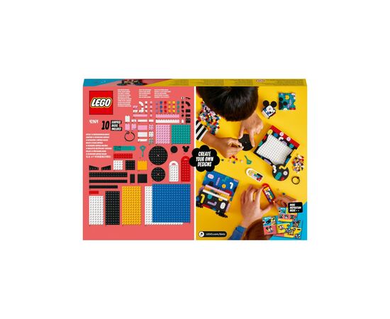 Конструктор LEGO DOTS Коробка «Снова в школу» из Микки и Минни Маусами 669 деталей (41964), изображение 9 Конструктор LEGO DOTS Коробка «Снова в школу» из Микки и Минни Маусами 669 деталей (41964), изображение 9