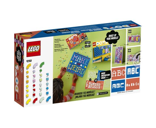 Конструктор LEGO DOTS Большой набор тайлов: буквы 722 детали (41950), изображение 9 Конструктор LEGO DOTS Большой набор тайлов: буквы 722 детали (41950), изображение 9