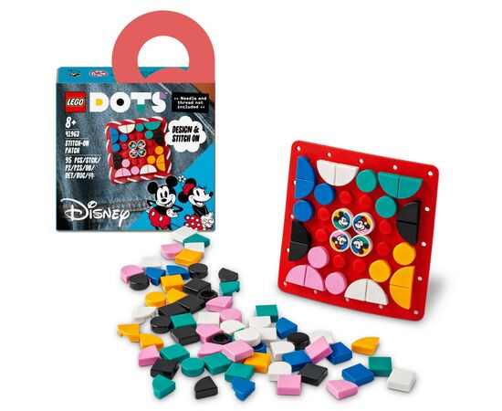 Конструктор LEGO DOTS Нашивка Микки Маус и Минни Маус 95 деталей (41963), изображение 2 Конструктор LEGO DOTS Нашивка Микки Маус и Минни Маус 95 деталей (41963), изображение 2