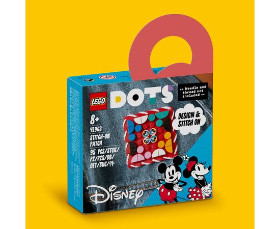 Конструктор LEGO DOTS Нашивка Микки Маус и Минни Маус 95 деталей (41963), изображение 5 Конструктор LEGO DOTS Нашивка Микки Маус и Минни Маус 95 деталей (41963), изображение 5