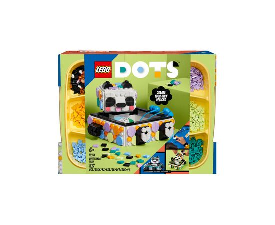 Конструктор LEGO DOTS Ящик с милой пандой 517 деталей (41959)