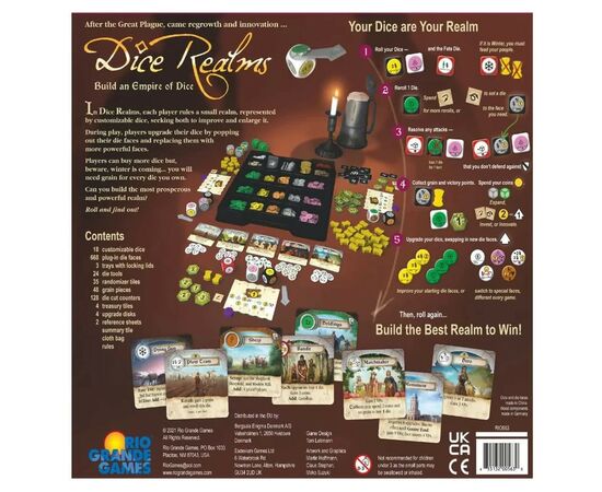Настольная игра Rio Grande Games Dice Realms (Королевство Кубиков) англ. (655132005630), изображение 5 Настольная игра Rio Grande Games Dice Realms (Королевство Кубиков) англ. (655132005630), изображение 5