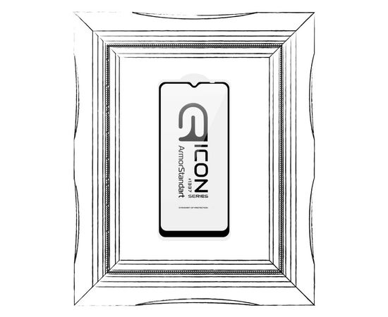 Стекло защитное Armorstandart Icon Samsung A04 / A04s / A04e / M04 / F04 Black (ARM63894), изображение 3