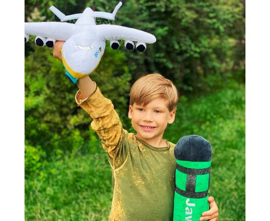 Мягкая игрушка Все буде Україна! Самолет «Мрия» (маленький) (00970-51), изображение 5 Мягкая игрушка Все буде Україна! Самолет «Мрия» (маленький) (00970-51), изображение 5