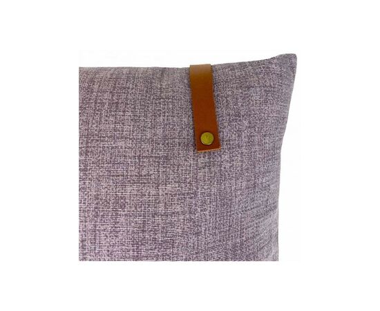 Подушка Прованс Декоративная NEW Stone с кожаным декором 45х45 (4823093421370), изображение 2