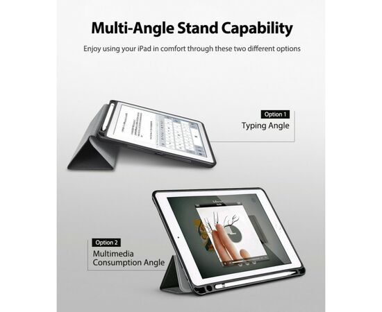 Чехол для планшета Ringke Smart Case для Apple iPad Pro 2020 12.9' BLACK (RCA4794), изображение 3 Чехол для планшета Ringke Smart Case для Apple iPad Pro 2020 12.9' BLACK (RCA4794), изображение 3