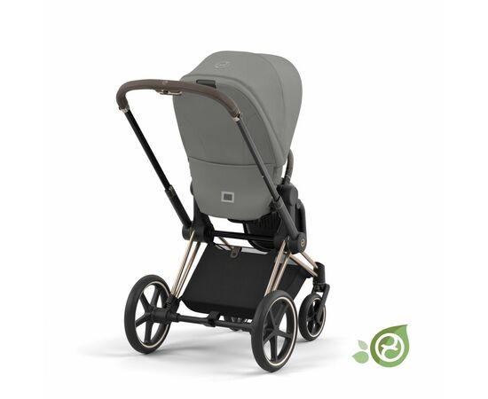 Набір текстилю для коляски Cybex Priam Pearl Grey (521003745), зображення 4 Набір текстилю для коляски Cybex Priam Pearl Grey (521003745), зображення 4