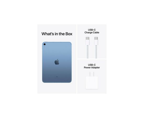 Планшет Apple iPad 10.9" 2022 WiFi + LTE 256GB Blue (10 Gen) (MQ6U3RK/A), изображение 2 Планшет Apple iPad 10.9" 2022 WiFi + LTE 256GB Blue (10 Gen) (MQ6U3RK/A), изображение 2