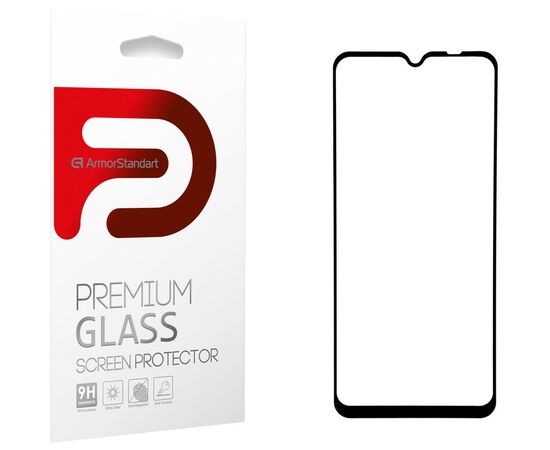 Стекло защитное Armorstandart Full Glue Xiaomi Redmi 10A / 9A / 9С Black (ARM56265-GFG-BK)