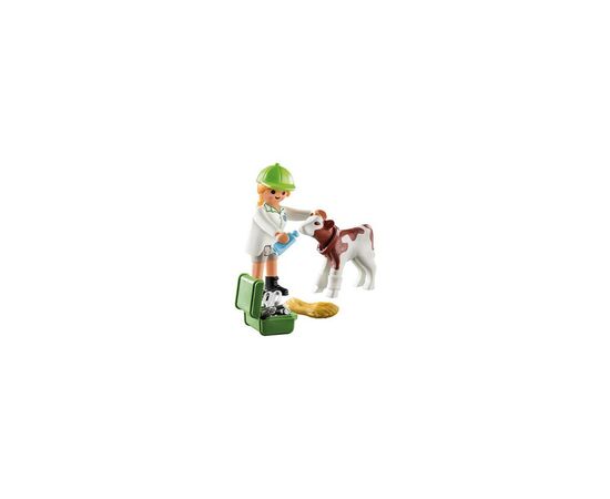 Конструктор Playmobil Special plus Ветеринар із телям (70252)