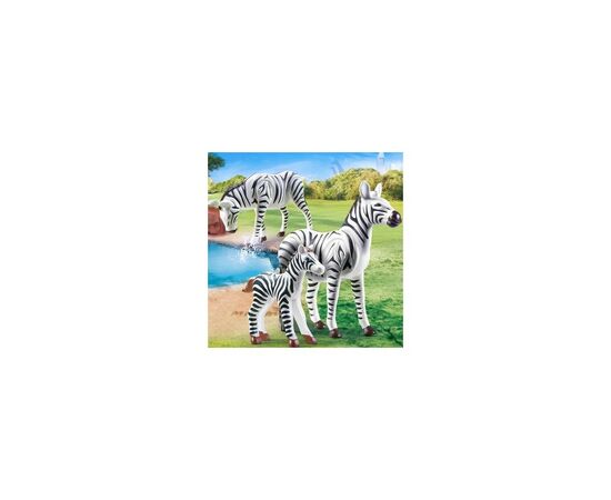 Конструктор Playmobil Family fun Зебры с детенышем (70356), изображение 2 Конструктор Playmobil Family fun Зебры с детенышем (70356), изображение 2