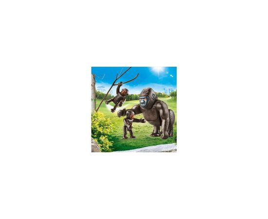 Конструктор Playmobil Family fun Горилла с детенышами (70360), изображение 3 Конструктор Playmobil Family fun Горилла с детенышами (70360), изображение 3