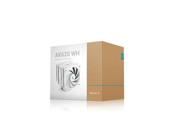 Кулер до процесора Deepcool AK620 WH (R-AK620-WHNNMT-G-1), зображення 6 Кулер до процесора Deepcool AK620 WH (R-AK620-WHNNMT-G-1), зображення 6