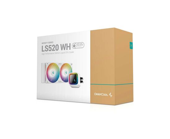 Система водного охлаждения Deepcool LS520 White (R-LS520-WHAMNT-G-1), изображение 7 Система водного охлаждения Deepcool LS520 White (R-LS520-WHAMNT-G-1), изображение 7