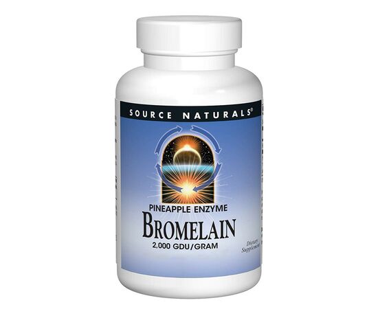 Травы Source Naturals Бромелайн 500мг, 60 таблеток (SNS-01354)