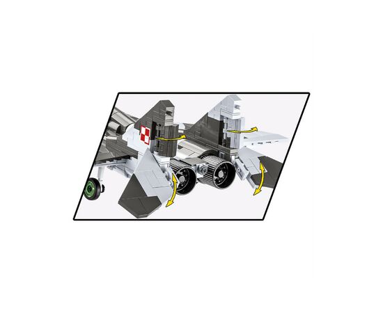 Конструктор Cobi Самолет МиГ-29 Fulcrum, 600 деталей (COBI-5834), изображение 4