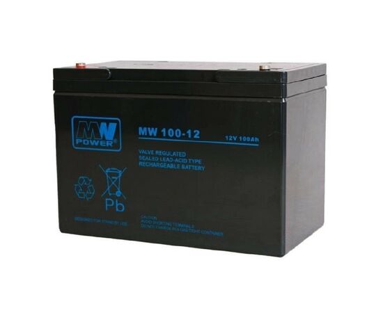 Батарея до ДБЖ MWPower AGM 12V-100Ah (MWP 100-12h)