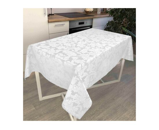 Скатерть Прованс Сияние Белое серебро 300х130 (4823093436138), изображение 2 Скатерть Прованс Сияние Белое серебро 300х130 (4823093436138), изображение 2