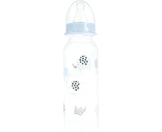 Пляшечка для годування Baby-Nova пластикова Decoration Blue 240 мл (3960065)
