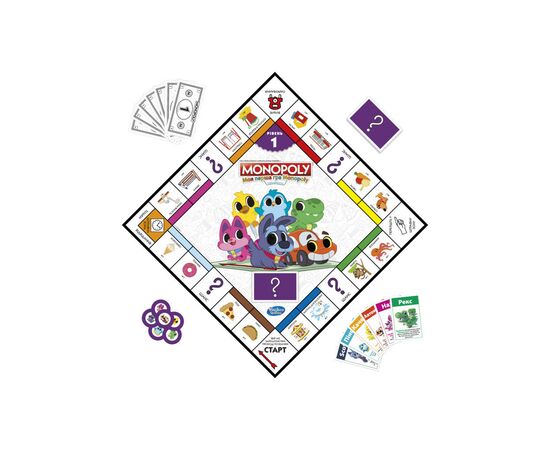 Настольная игра Hasbro Моя первая Монополия украинская версия (F4436), изображение 4 Настольная игра Hasbro Моя первая Монополия украинская версия (F4436), изображение 4