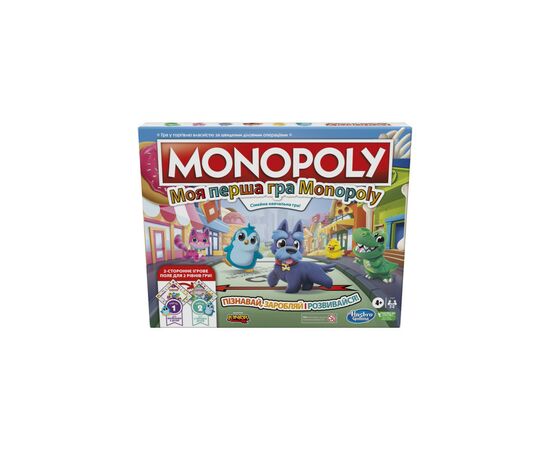 Настольная игра Hasbro Моя первая Монополия украинская версия (F4436)