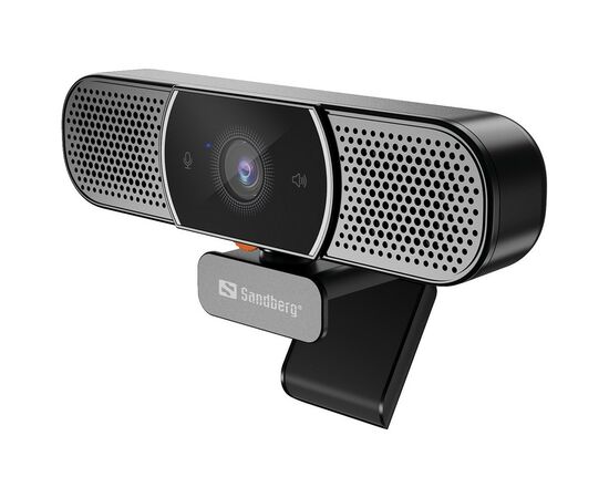 Веб-камера Sandberg All-in-1 Webcam 2K HD Speaker Black (134-37), изображение 2 Веб-камера Sandberg All-in-1 Webcam 2K HD Speaker Black (134-37), изображение 2