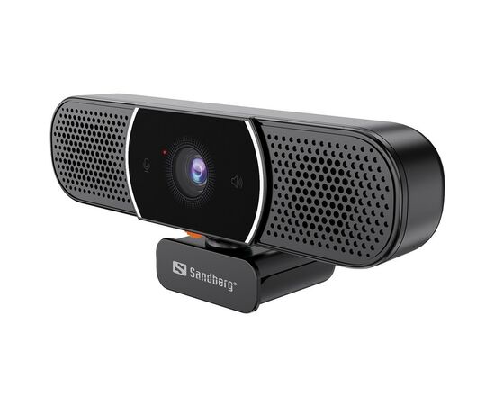 Веб-камера Sandberg All-in-1 Webcam 2K HD Speaker Black (134-37), изображение 3 Веб-камера Sandberg All-in-1 Webcam 2K HD Speaker Black (134-37), изображение 3