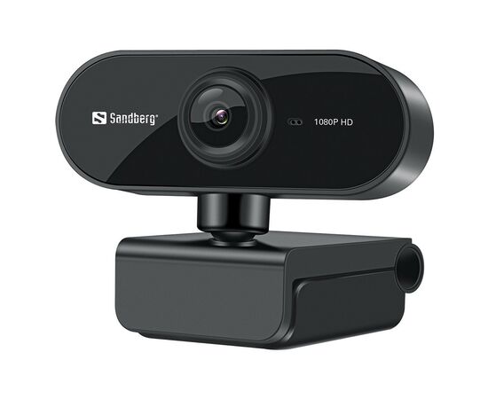 Веб-камера Sandberg Webcam Flex 1080P HD Black (133-97), изображение 2 Веб-камера Sandberg Webcam Flex 1080P HD Black (133-97), изображение 2