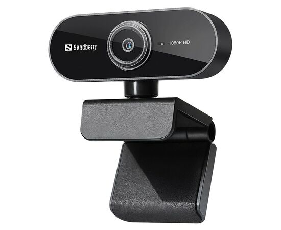 Веб-камера Sandberg Webcam Flex 1080P HD Black (133-97), изображение 3 Веб-камера Sandberg Webcam Flex 1080P HD Black (133-97), изображение 3